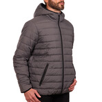 Faux Packable Jacket // Magnet (S)