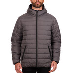 Faux Packable Jacket // Magnet (S)