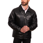 Genuine Leather Jacket // Black (S)