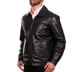 Genuine Leather Jacket // Black (S)