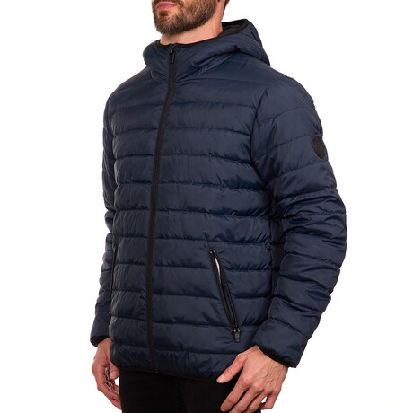 Faux Packable Jacket // Navy (S)