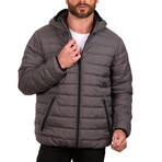 Faux Packable Jacket // Magnet (S)