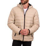 Faux Packable Jacket // Khaki (S)