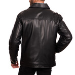 Genuine Leather Jacket // Black (S)