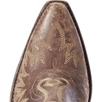 Ariat // Women's // Dixon Western Bootie // Naturally Distressed Brown (6)