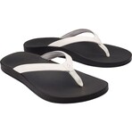 Olukai // Women's // Puawe Flip Flop // White + Black (6)