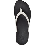 Olukai // Women's // Puawe Flip Flop // White + Black (6)