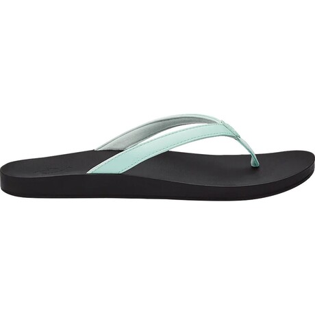 Olukai // Women's // Puawe Flip Flop // Sea Glass + Black (6)