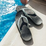 Olukai // Women's // Puawe Flip Flop // Sea Glass + Black (6)