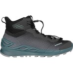 Lowa // Women's // Merger GTX Mid Trail Running Shoe // Petrol + Ice Blue (6.5)