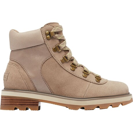SOREL // Women's // Lennox Hiker Stkd WP Boot // Omega Taupe + Gum 2 (6.5)