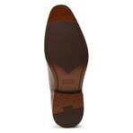 Italian Leather Meade Cap Toe Oxfords // Mahogany (8)