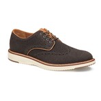 Knit Upton Wingtip Derby // Heathered Brown (8)