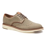 Knit Hodges Wingtip Oxfords // Taupe (8)