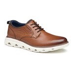 Leather Jenkins Plain Toe Derby // Brown (7)