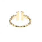 Tiffany & Co. // 18k Rose Gold T-Wire Diamond + Mother of Pearl Ring // Ring Size: 9 // Store Display