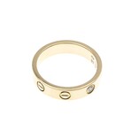 Cartier // 18k Rose Gold Mini Love Diamond Ring // Ring Size: 4.5 // Store Display