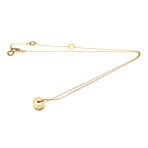 Bulgari // 18k Rose Gold B.Zero1 Element Pendant Necklace // 15.35"-18.11" // Store Display