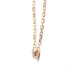 Cartier // 18k Rose Gold Diamants Légers De Cartier Diamond Pendant Necklace // 14.96"-16.14" // Store Display