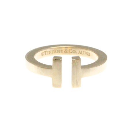 Tiffany & Co. // 18k Rose Gold T-Square Ring // Ring Size: 6 // Store Display