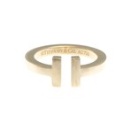 Tiffany & Co. // 18k Rose Gold T-Square Ring // Ring Size: 6 // Store Display