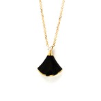 Bulgari // 18k Rose Gold Diva Dream Diamond + Onyx Pendant Necklace // 16.33"-17.12" // Store Display