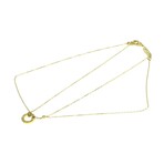 Cartier // 18k Yellow Gold Love Circle Diamond Pendant Necklace // 14.96"-16.14" // Store Display