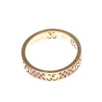 Gucci // 18k Rose Gold Icon Stardust Sapphire Ring // Ring Size: 7.25 // Store Display (1200)
