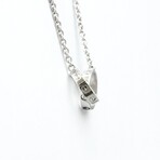 Cartier // 18k White Gold Baby Love Pendant Necklace // 16.92" // Store Display