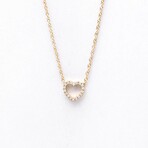 Tiffany & Co. // 18k Rose Gold Sentimental Heart Diamond Pendant Necklace // 15.94" // Store Display