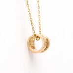 Gucci // 18k Rose Gold Icon Twirl Pendant Necklace // 14.96"-16.53" // Store Display