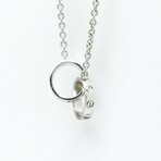 Cartier // 18k White Gold Baby Love Pendant Necklace // 16.92" // Store Display