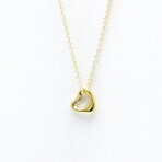 Tiffany & Co. // 18k Yellow Gold Open Heart Pendant Necklace // 15.74" // Store Display