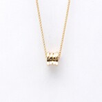 Bulgari // 18k Rose Gold B.Zero1 Element Pendant Necklace // 15.35"-18.11" // Store Display