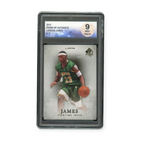 Lebron James // 2012 Panini SP Authentic // DGA 9 Mint