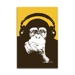 Headphone Monkey // Print on Acrylic Glass by Steez (24x16)