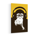 Headphone Monkey // Print on Acrylic Glass by Steez (24x16)