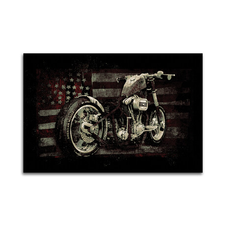 American Muscle: Motorcycle II // Print on Acrylic Glass by 33 Broken Bones (24x16)