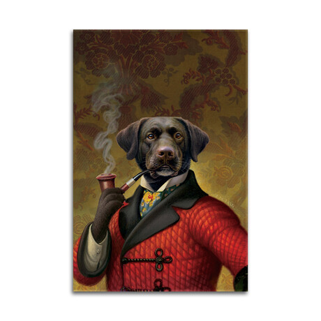 The Red Beret (Dog) // Print on Acrylic Glass by Dan Craig (24x16)