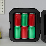 Thermoelectric Fridge // 9L (12 Cans) // Black