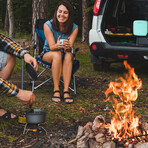 Thermoelectric Fridge // 9L (12 Cans) // Turquoise