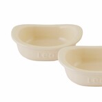 BergHOFF Balance Stone 4Pc Ramekin Crème Brulé Set 4.25", 7oz., Moonbeam