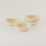 BergHOFF Balance Stone 4Pc Ramekin Crème Brulé Set 4.25", 7oz., Moonbeam