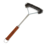 BergHOFF Stainless Steel 16.25" BBQ Brush with Wooden Handle