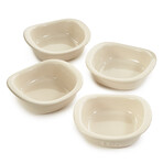 BergHOFF Balance Stone 4Pc Ramekin Crème Brulé Set 4.25", 7oz., Moonbeam