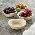 BergHOFF Balance Stone 4Pc Ramekin Crème Brulé Set 4.25", 7oz., Moonbeam