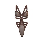 Jade Teddy // Irridescent + Chocolate (S)