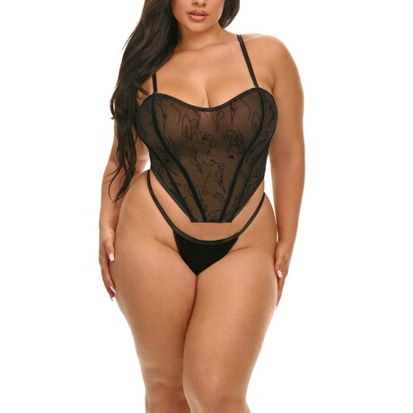 Paris Bustier Plus // Black (1X)