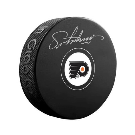 Eric Lindros // Philadelphia Flyers // Signed Puck