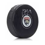 Matthew Tkachuk // Florida Panthers // Signed Hockey Puck